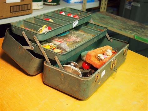 metal tackle boxes new|small metal tackle box.